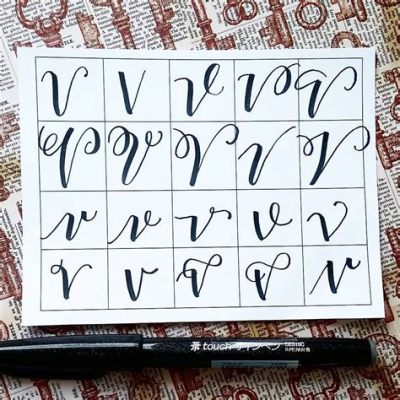 how to do v in cursive: exploring the history and evolution of writing styles