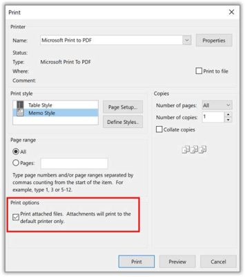 how to print from outlook: why is it important to understand the different print options available in outlook?