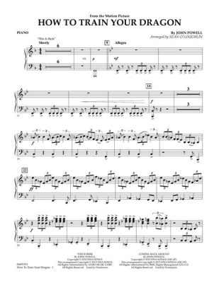 How to Train Your Dragon Piano Sheet Music: A Melodic Journey Through the Skies of Berk